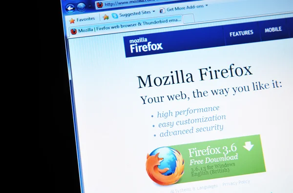 Mozilla Firefox — Stockfoto