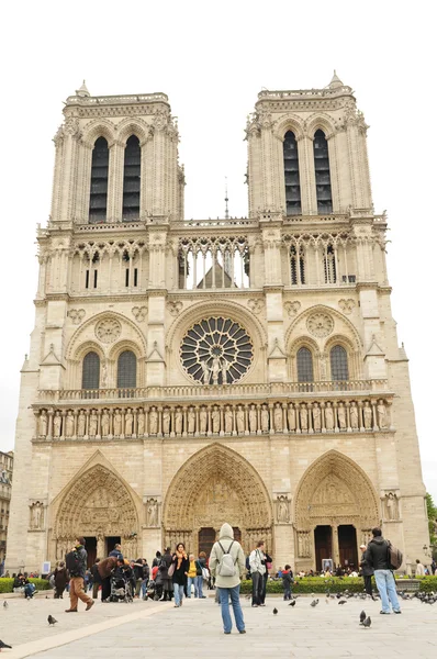 Notre dame catedral em Paris, França — Fotografia de Stock