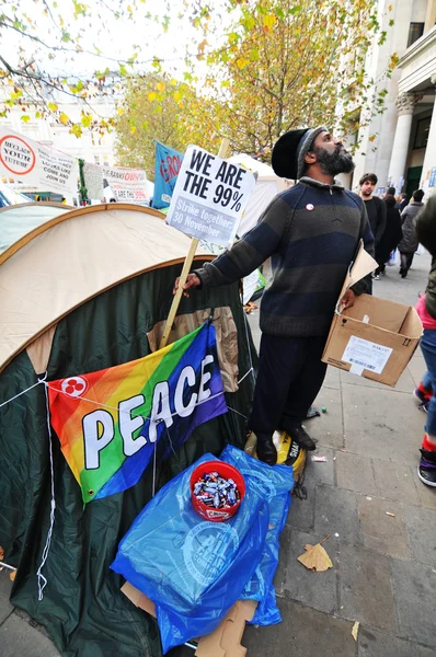 Occupy London — Stock Photo, Image