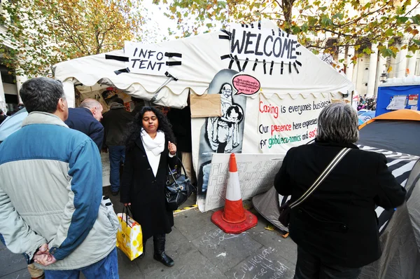 Occupy London — Stock Photo, Image