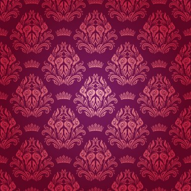 Damask Çiçeksiz desen