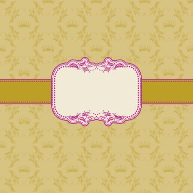 Tebrik kartı için şablon çerçeve tasarımı .