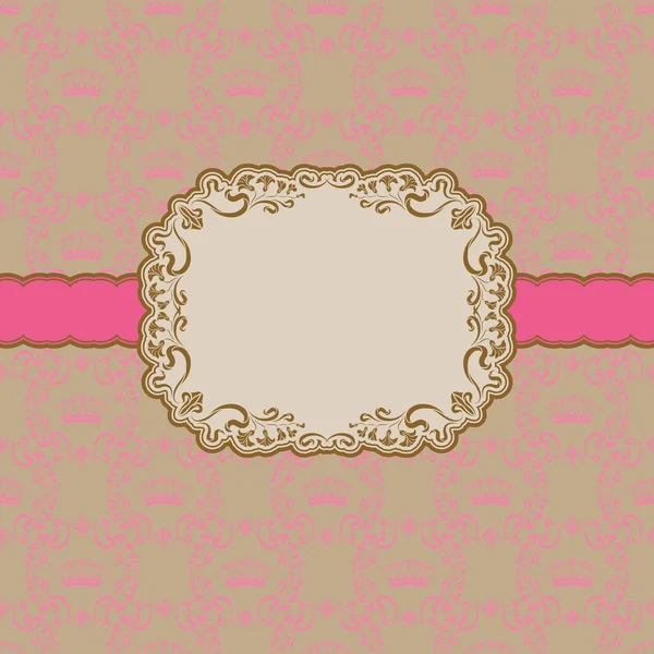 Tebrik kartı için şablon çerçeve tasarımı .