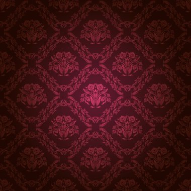 Damask Çiçeksiz desen