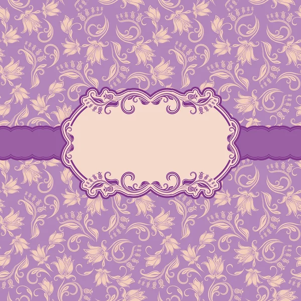 Tebrik kartı için şablon çerçeve tasarımı .