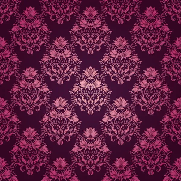 Damask seamless floral pattern — Stock Vector