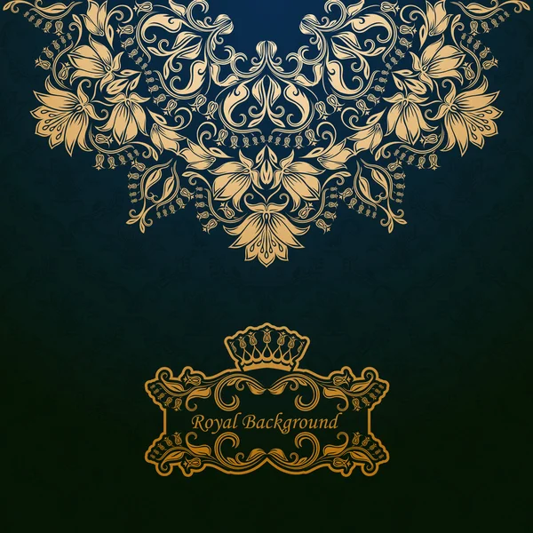 Kunglig bakgrund Royaltyfria illustrationer