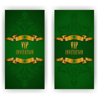 VIP lüks davetiye için şık şablonu