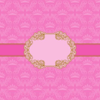 Tebrik kartı için şablon çerçeve tasarımı .