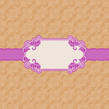 Tebrik kartı için şablon çerçeve tasarımı .