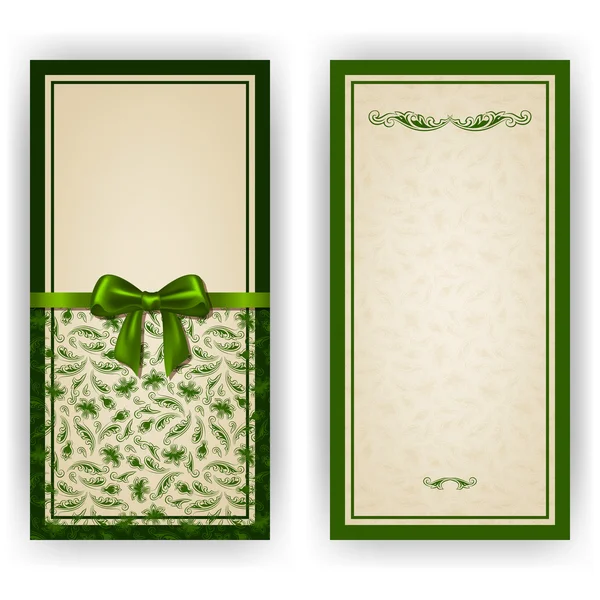 Elegant vector template for luxury invitation, card — Stock Vector