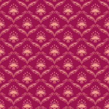 Damask Çiçeksiz desen