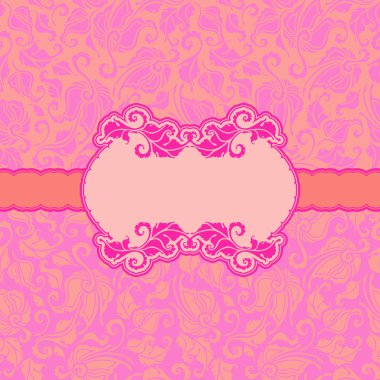 Tebrik kartı için şablon çerçeve tasarımı .