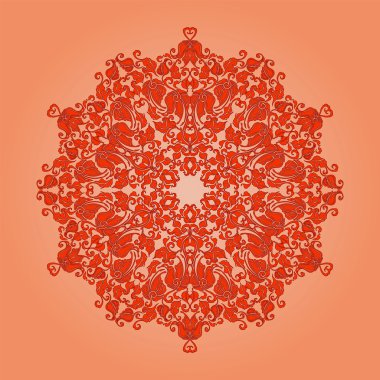 Dekoratif yuvarlak dantel modeli