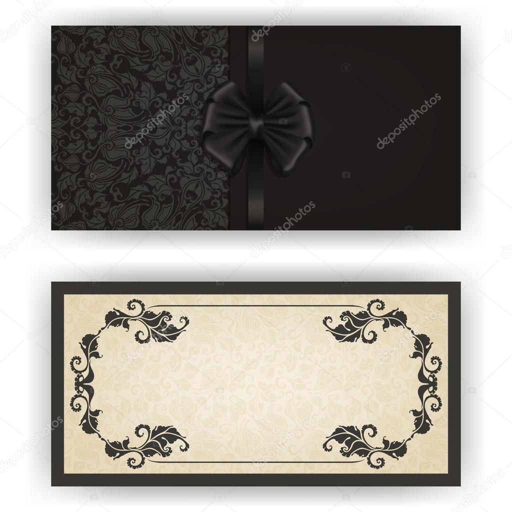 template for luxury invitation