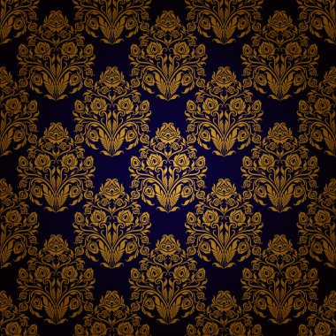 Damask Çiçeksiz desen.