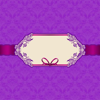 Tebrik kartı için şablon çerçeve tasarımı .