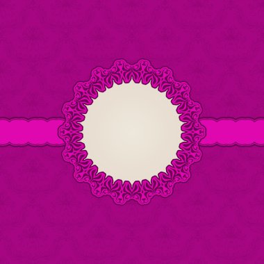 Tebrik kartı için şablon çerçeve tasarımı .