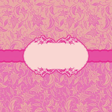 Tebrik kartı için şablon çerçeve tasarımı .