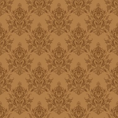 Damask Çiçeksiz desen.