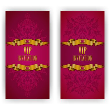 VIP lüks davetiye için şık şablonu