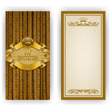 VIP lüks davetiye için şık şablonu