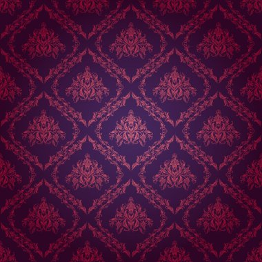 Damask Çiçeksiz desen.