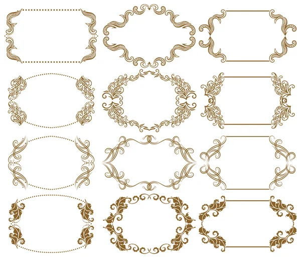 Marcos decorativos — Archivo Imágenes Vectoriales