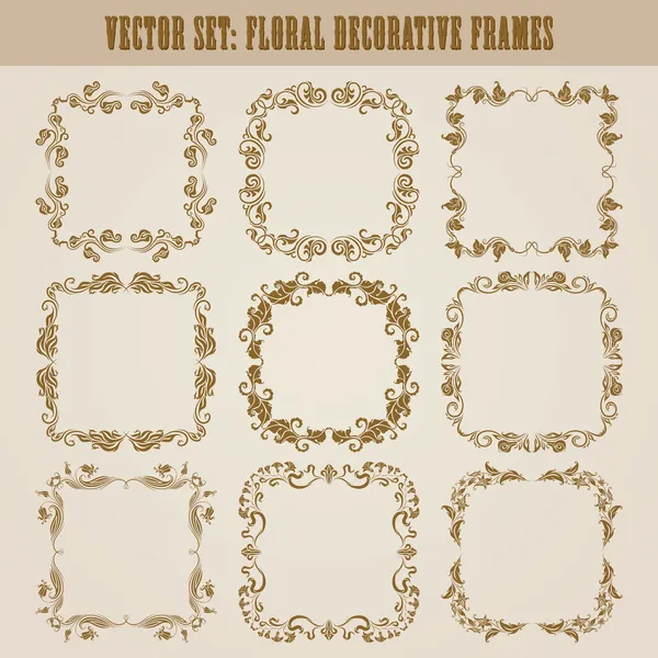 Decorative frames — Stock Vector