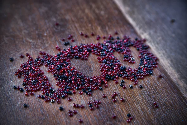 Contexte avec texte Je t'aime pour la Saint-Valentin — Photo