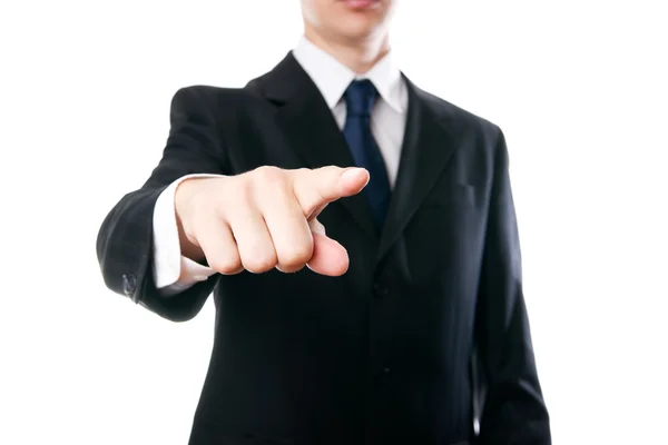 Gesture of businessman — Stock Photo, Image