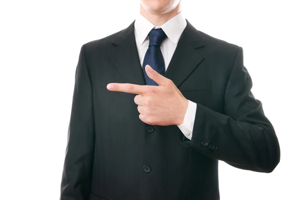 Gesture of businessman — Stock Photo, Image
