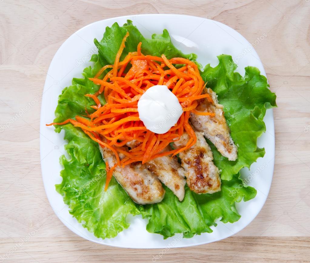 Izgara Tavuklu Salata Izgara Tavuklu Salata