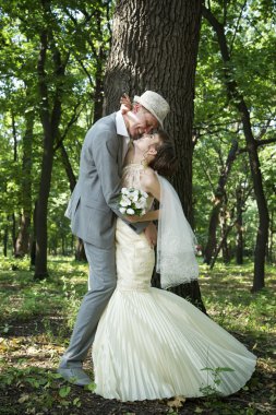 güzel genç gelin ve damat