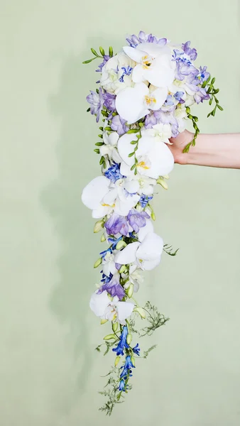 兰花的婚礼花束 — 图库照片