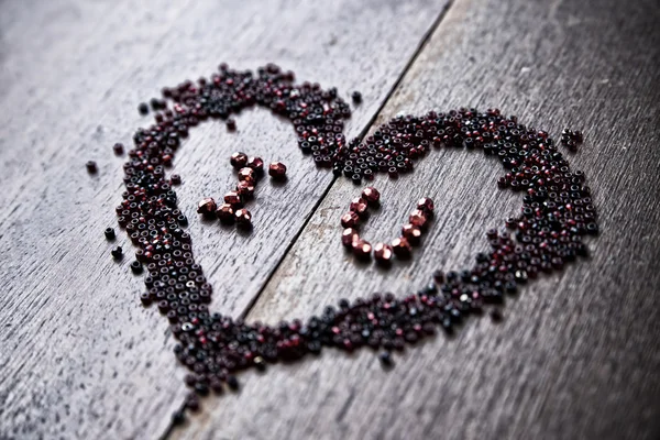 Achtergrond met tekst ik hou van je voor Valentijnsdag — Stockfoto