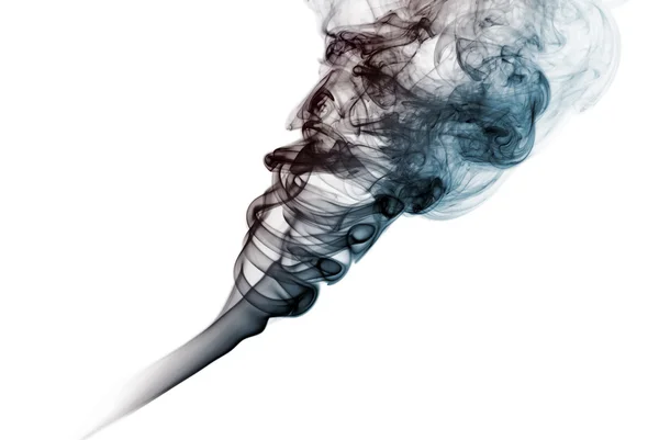 Mørk røyk isolert – stockfoto