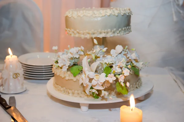 Güzel düğün pastası — Stok fotoğraf