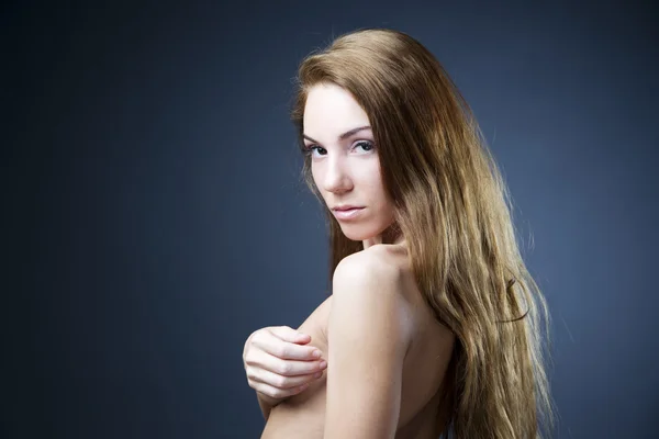 Young naked girl — Stock Photo, Image