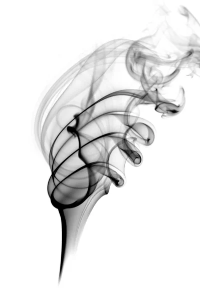 Dark smoke isolated — Stock Photo, Image