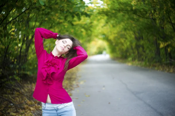 Verão beleza menina retrato — Fotografia de Stock