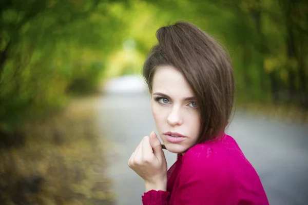 Summer beauté fille portrait — Photo