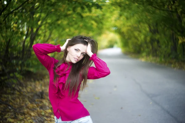 Été beauté fille dans la dépression — Photo