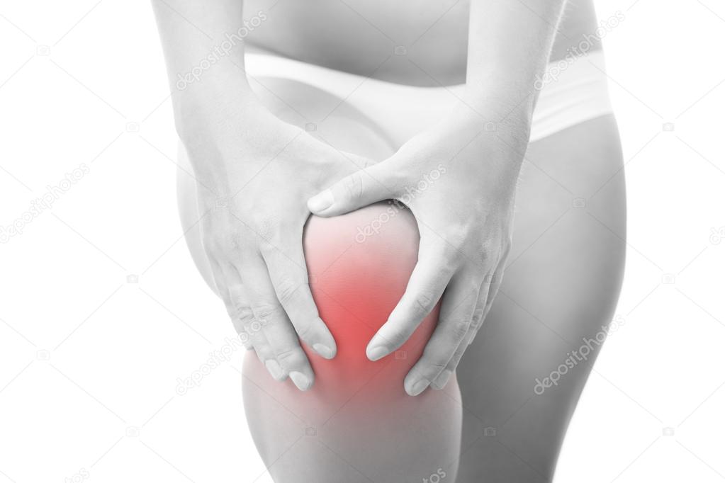 Knee pain in woman