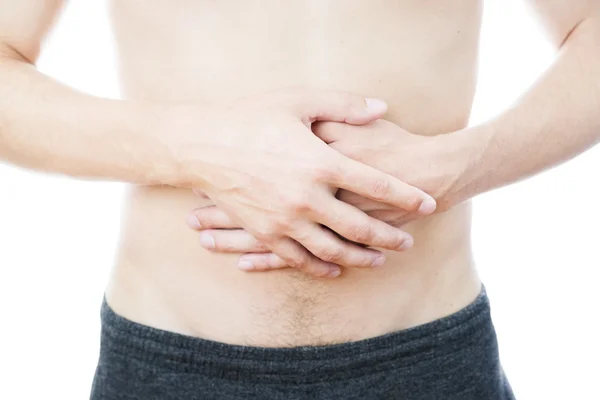 Bauchschmerzen bei Männern — Stockfoto
