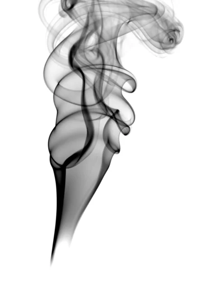 分離された暗い煙 — ストック写真