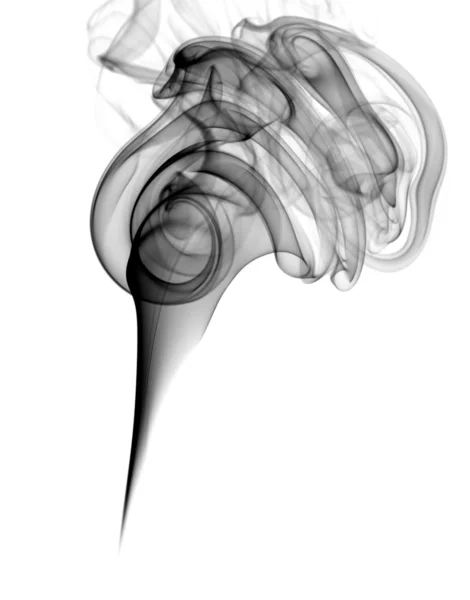 Dark smoke isolated — Stock Photo, Image