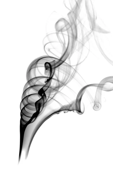 Dark smoke isolated — Stock Photo, Image