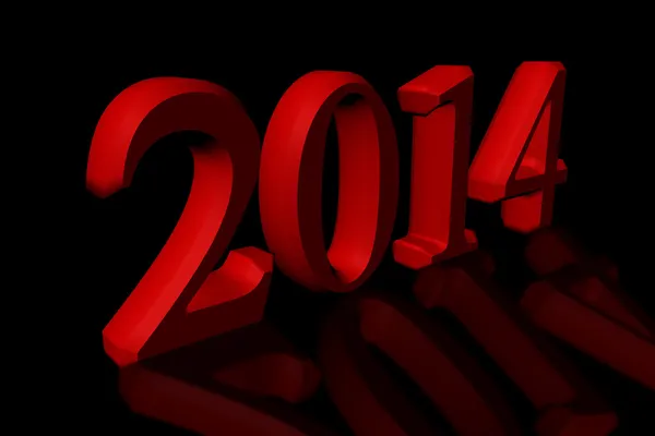 New Year numbers 3D — Stock Photo, Image