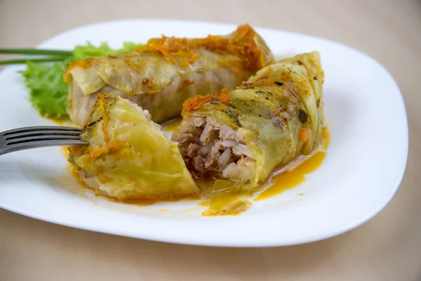 Cabbage rolls closeup — Stock Photo, Image